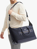 Aspinal of London nylon gym bag navy (British brand)