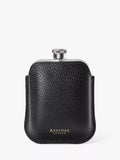 Aspinal of London leather hip flask 5oz, imported from the UK