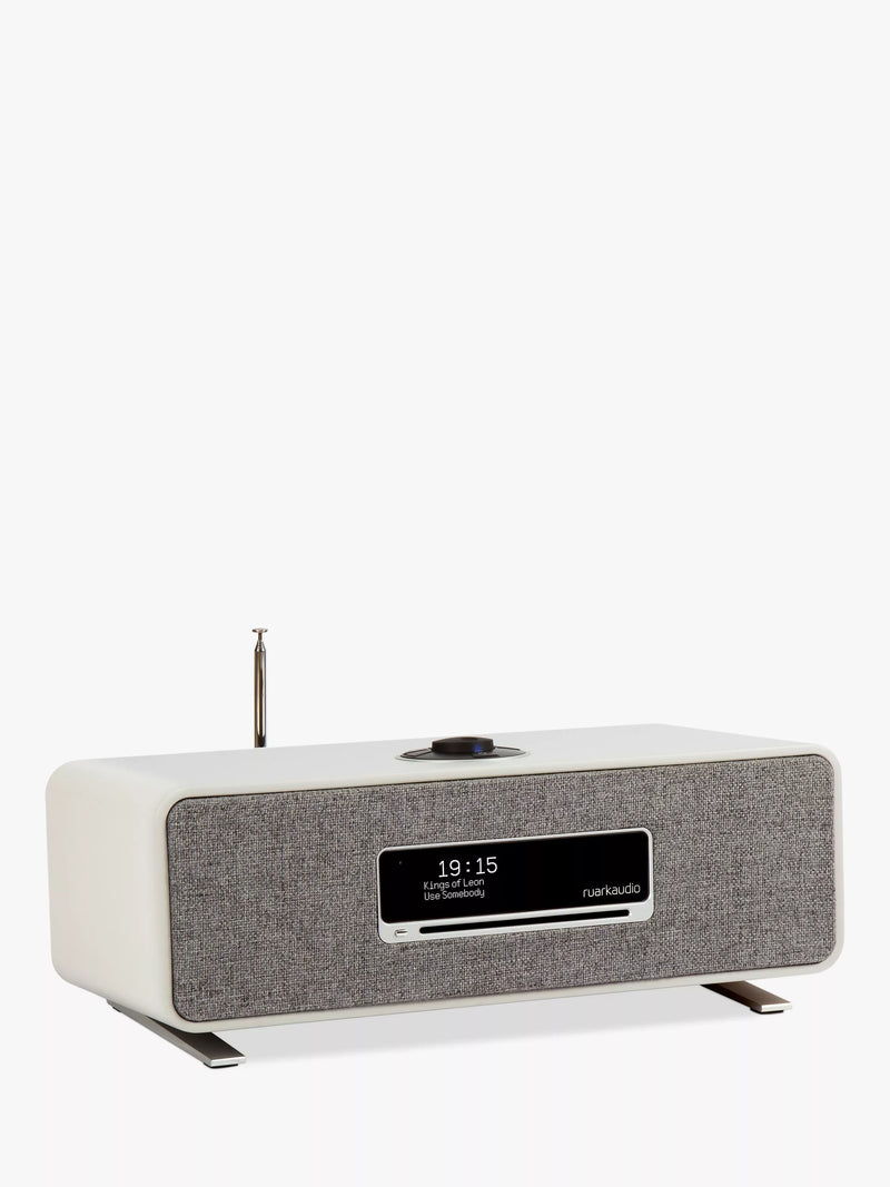 Ruark R3S DAB/DAB+/FM/Internet Radio & CD Bluetooth Wi-Fi Wireless All-In-One Music System, Soft Grey