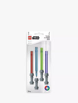 John Lewis LEGO Star Wars Lightsabre Colour Gel Pens, Set of 4, Multi- Buy online at McGrocer