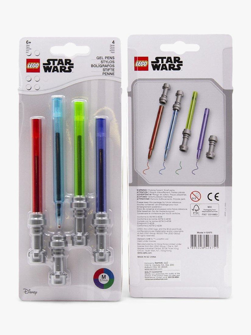LEGO Star Wars Lightsabre Colour Gel Pens, Set of 4, Multi