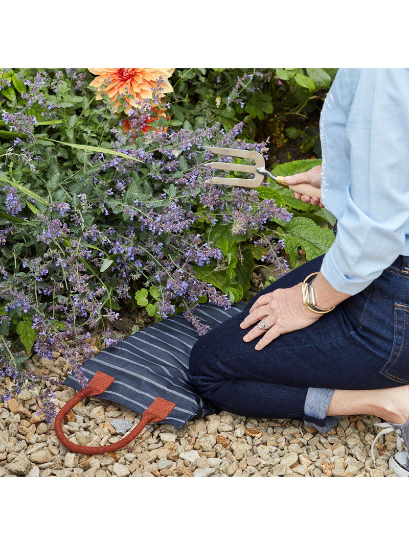 Burgon & Ball Sophie Conran garden kneeler blue - British product