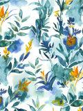 John Lewis tropical fabric blue 137cm - British product