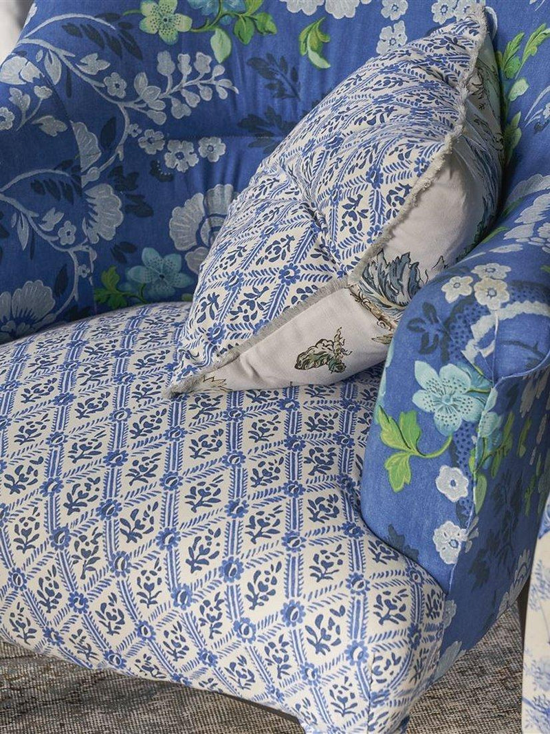 Designers Guild trellis fabric 137cm, imported from the UK