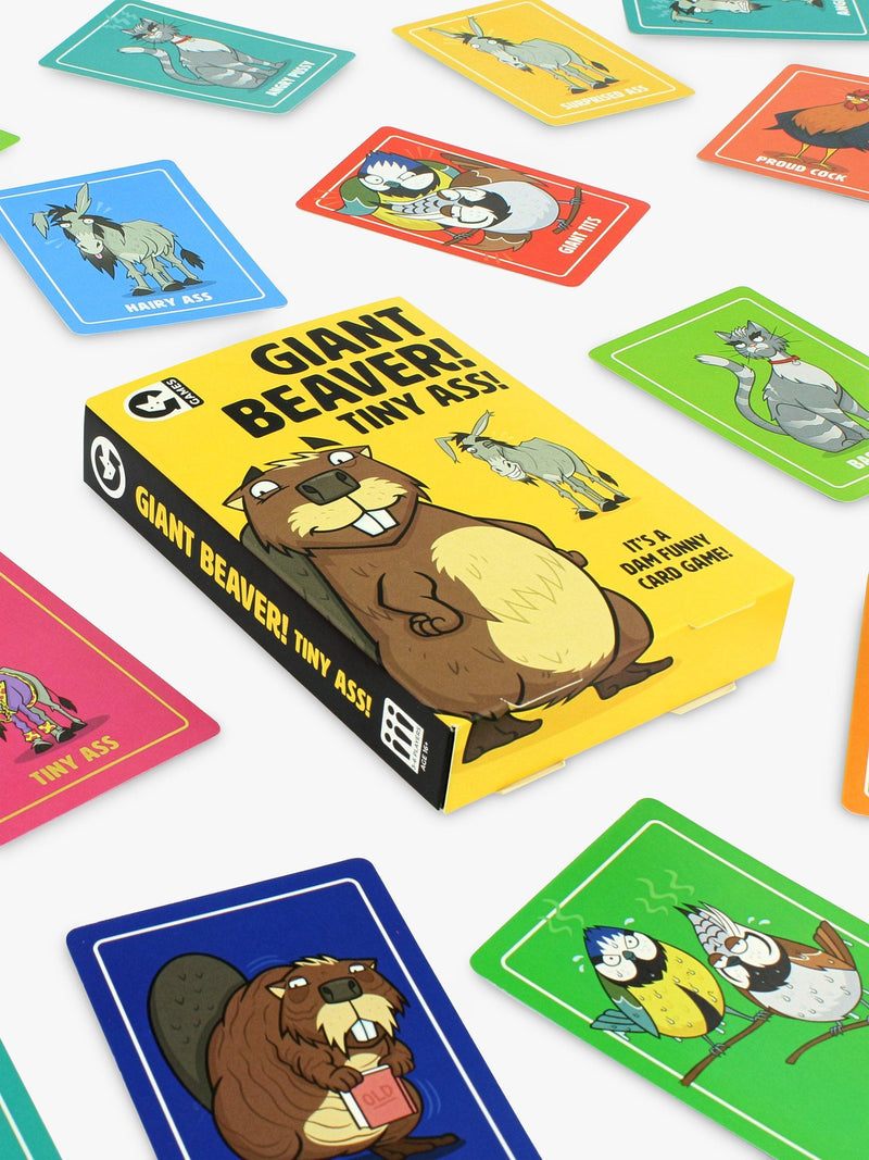 Ginger Fox Giant Beaver Tiny Ass Party Game, UK version