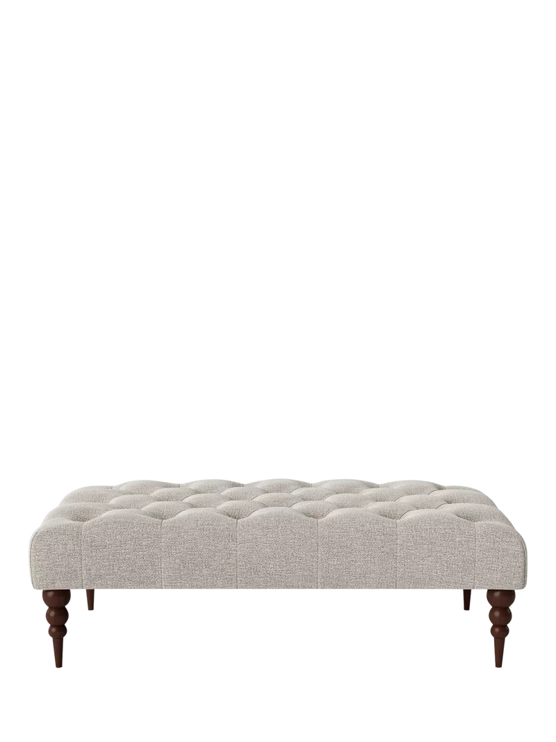 Swoon Plymouth footstool House Weave Chalk (British brand)