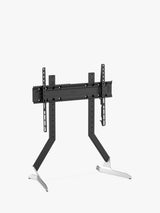 John Lewis AVF QB600S Replacement TV Stand with Bracket for 55 to 100 Inch TVs, Black/Silver- Buy online at McGrocer