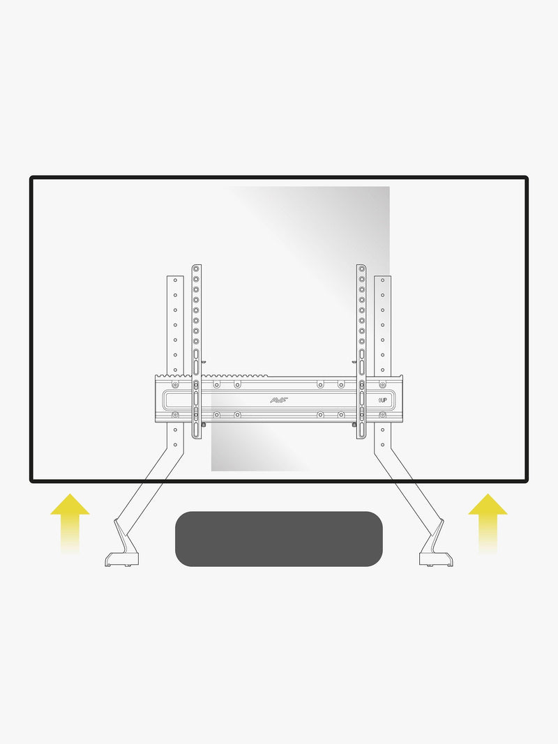 AVF QB600S TV stand for large TVs 55-100 inches (British brand)