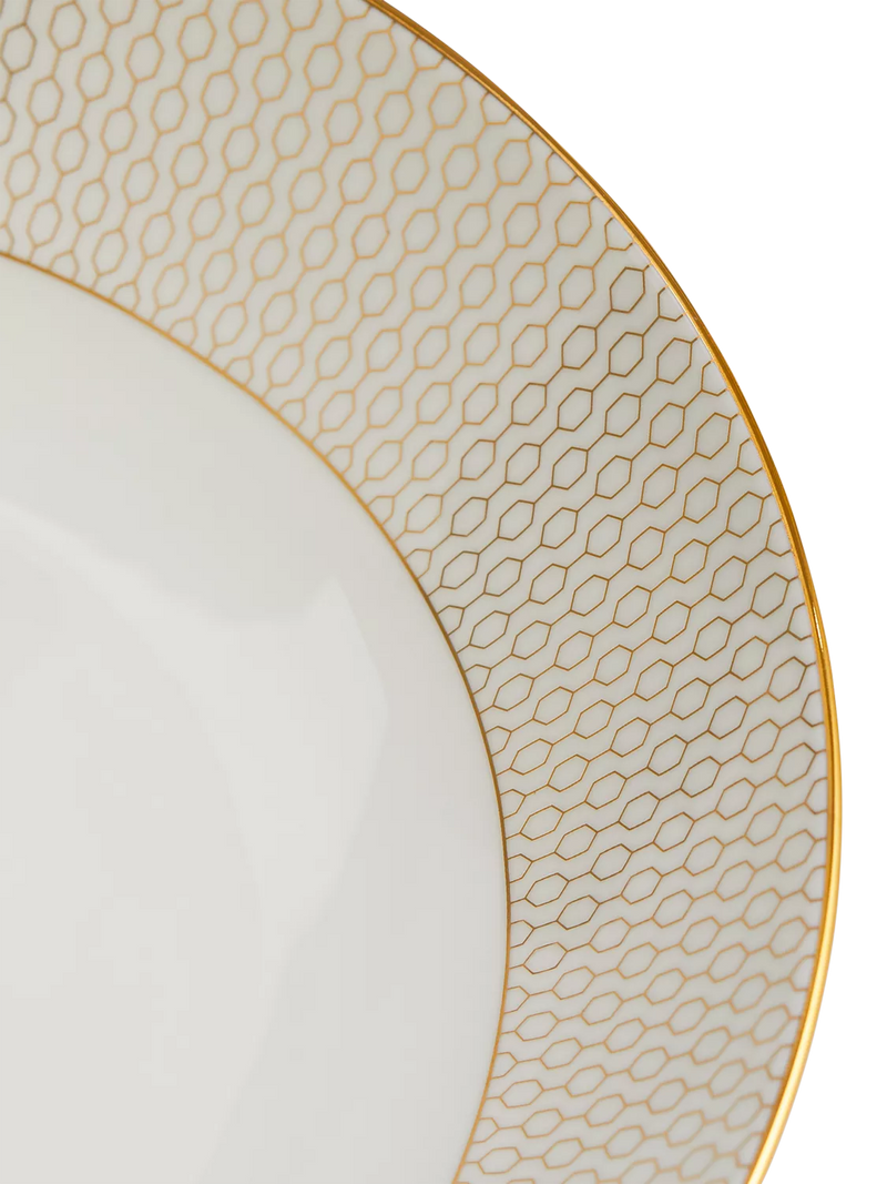 Wedgwood Gio Gold bone china pasta bowl 24.5cm, UK version