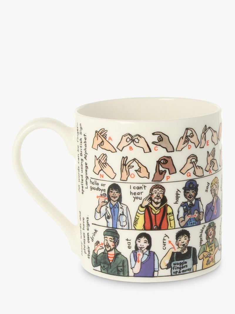 McLaggan Smith Picturemaps bone china mug 350ml - British product