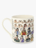 McLaggan Smith Picturemaps bone china mug 350ml - British product
