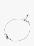 Georg Jensen cluster beads chain bracelet silver, UK version