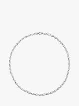 John Lewis Georg Jensen Organic Links Chain Necklace, Silver, 46cm- Buy online at McGrocer