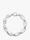 Georg Jensen Organic Links chain bracelet sterling silver, imported from the UK