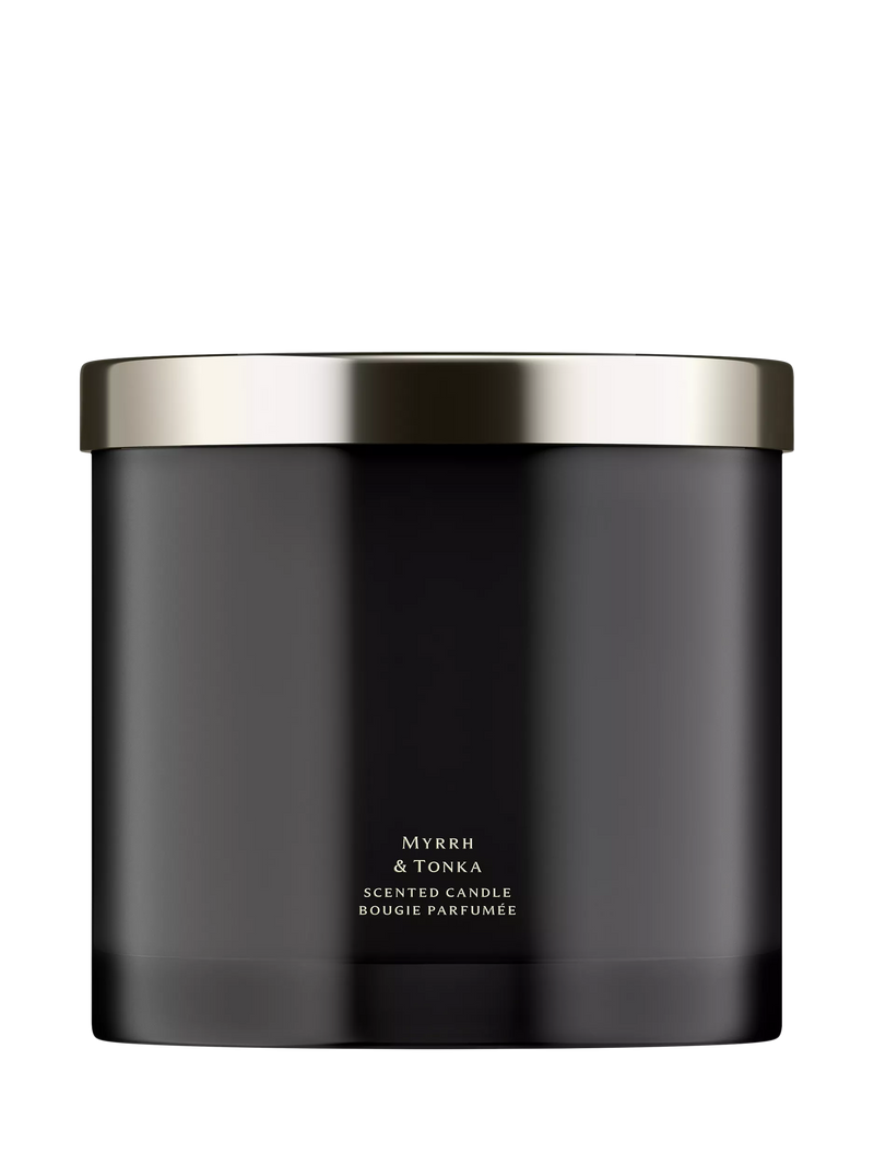 Myrrh and Tonka Scented Candle for Home Atmosphere