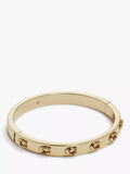 Coach C motif bangle gold toned brass, imported from the UK