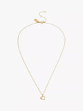 Coach Signature C gold pendant necklace, imported from the UK