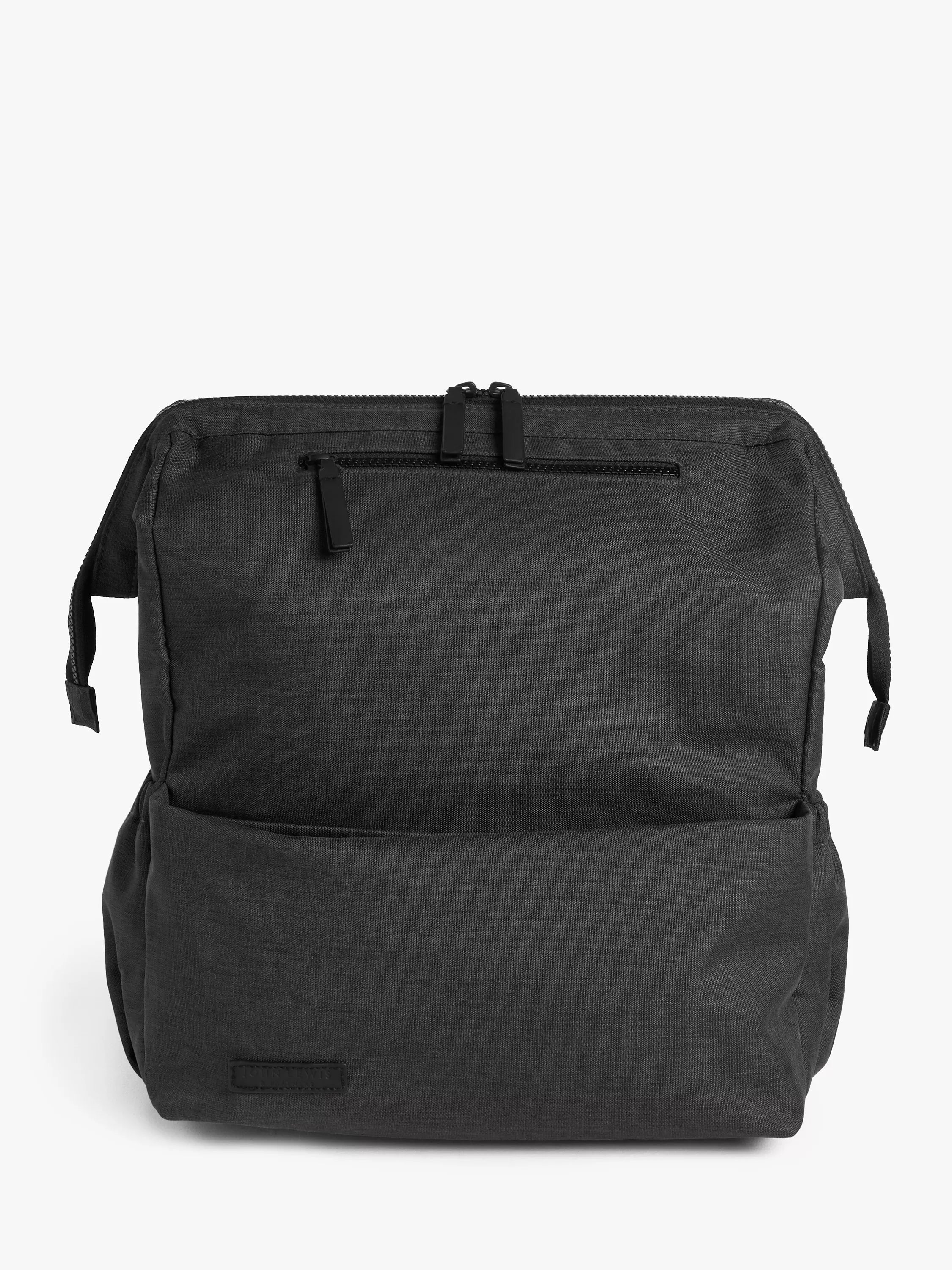 John Lewis ANYDAY Changing Backpack, Black - McGrocer