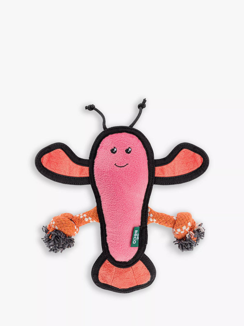 Beco Pets lobster dog toy red (British brand)