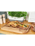 Cole & Mason Berden acacia wood carving board 46cm, imported from the UK