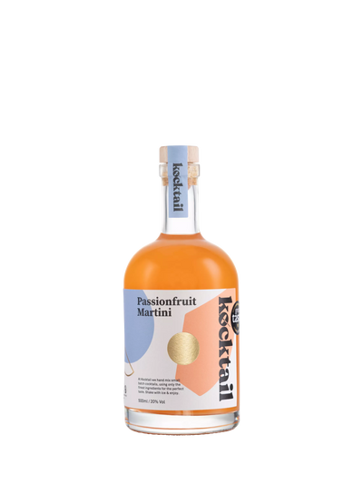 Passionsfrucht Martini Cocktail mit Vanille Wodka 500ml