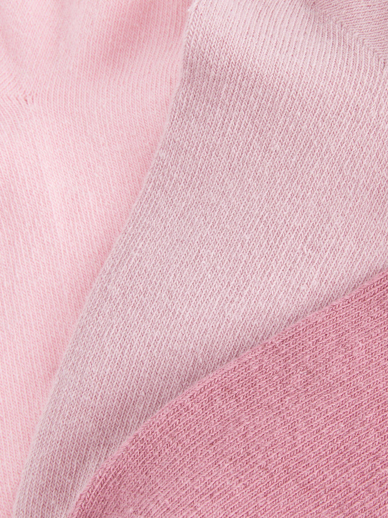 John Lewis trainer socks pack of 3 in pink (British brand)