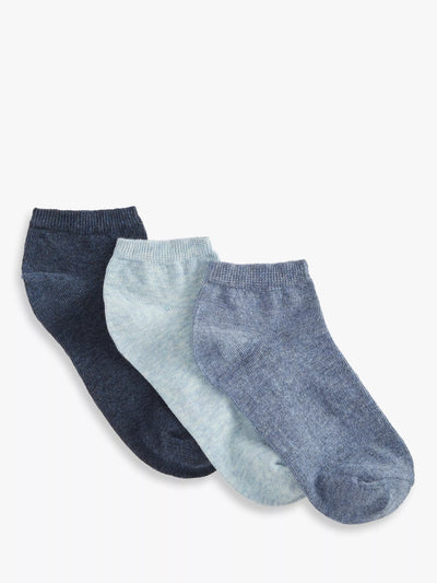 John Lewis John Lewis Trainer Socks, Pack of 3- Buy online at McGrocer