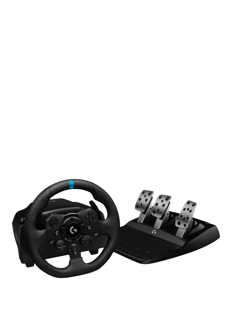 Logitech G923 TRUEFORCE racing wheel for PlayStation and PC, UK version