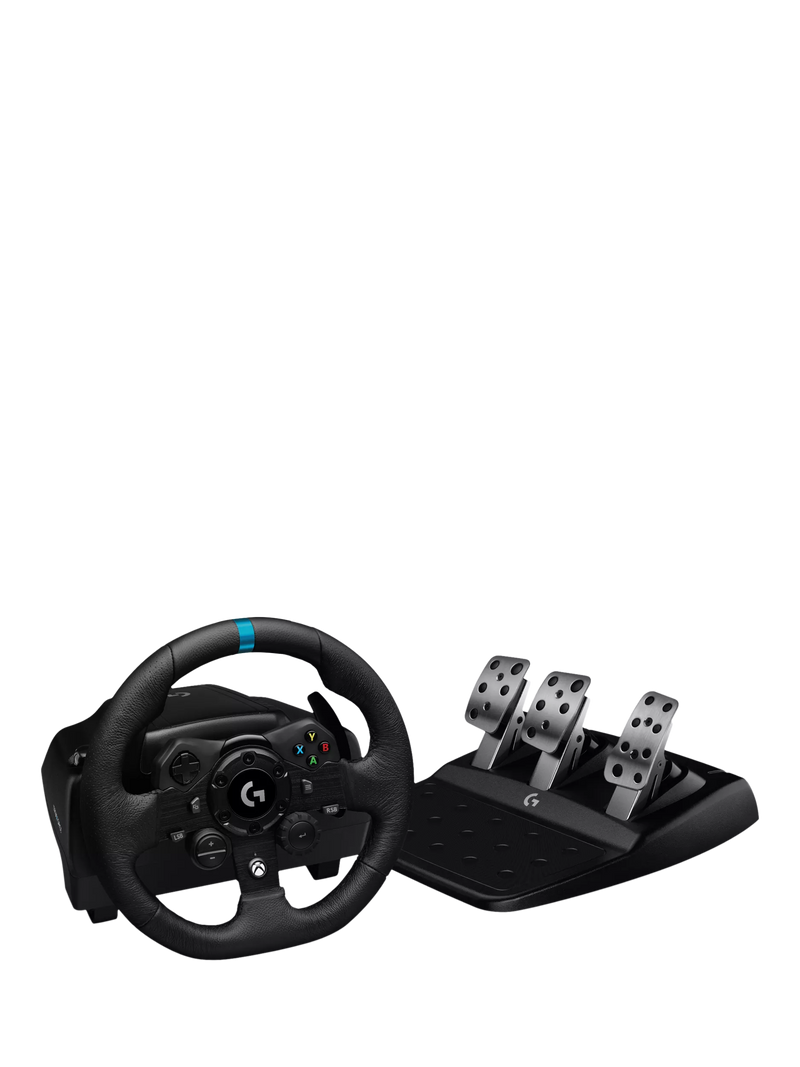 Logitech G923 TRUEFORCE racing wheel and pedals (British brand)