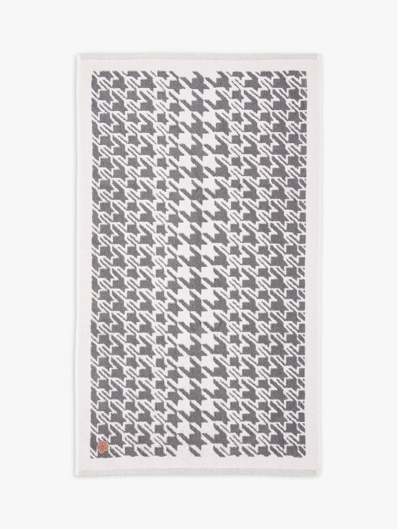 Ted Baker Houndstooth Geo Bath Mat - Navy