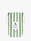 Dock & Bay Cabana Stripe Quick Dry Beach Towel - Olive