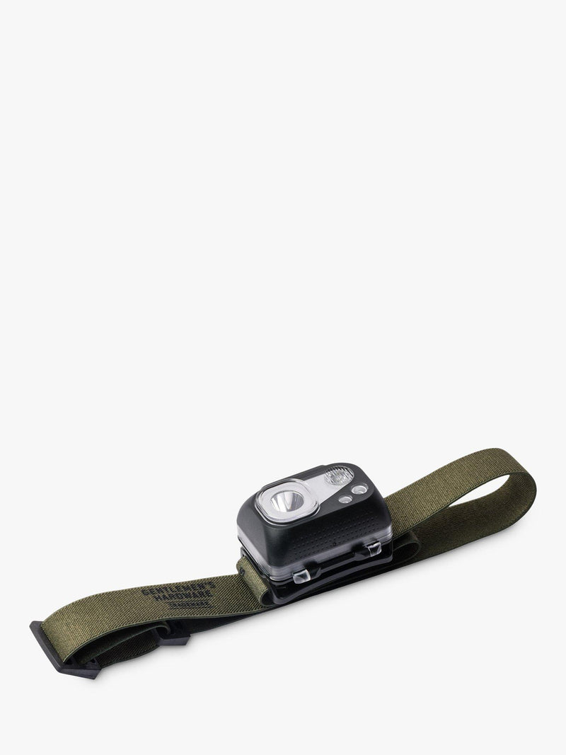 Gentlemen's Hardware head torch army green, imported from the UK