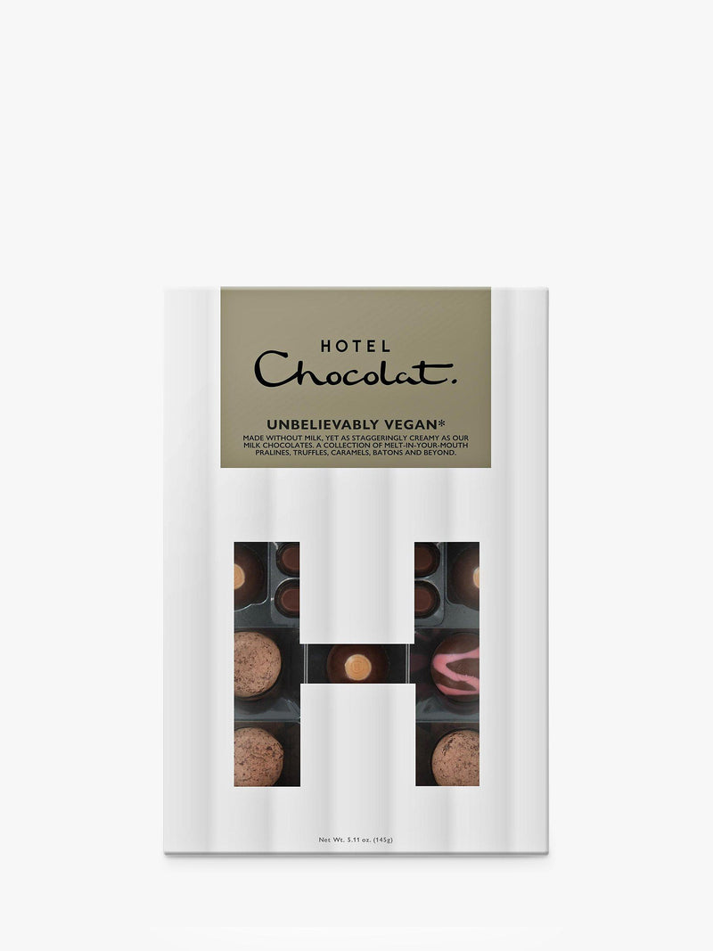 Hotel Chocolat Unbelievably Vegan H-Box chocolate box 145g, UK version