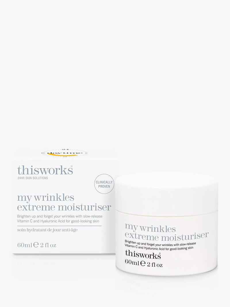 This Works My Wrinkles Extreme Moisturiser 60ml, imported from the UK