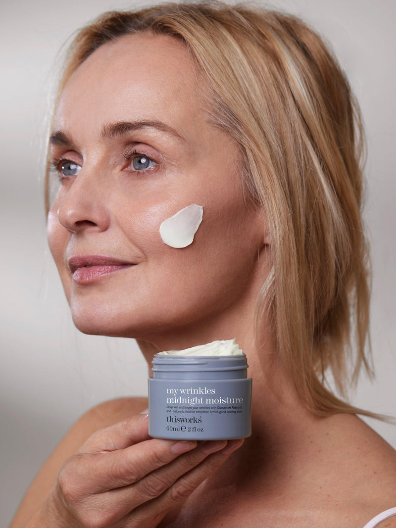 This Works My Wrinkles Midnight Moisture night cream 60ml, imported from the UK