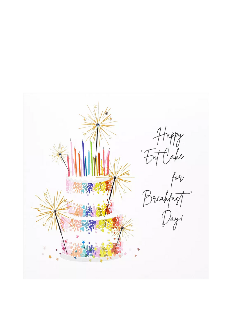 Five Dollar Shake cake breakfast birthday card - British product