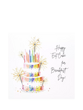 Five Dollar Shake cake breakfast birthday card - British product