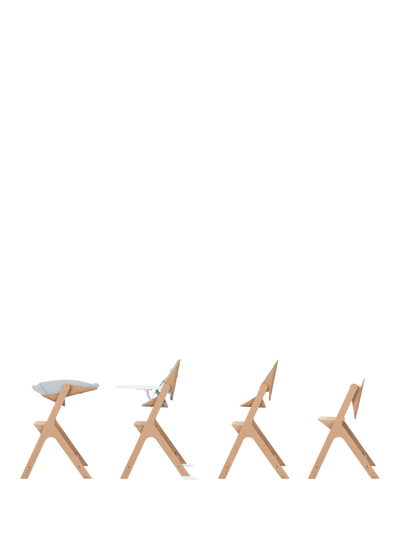 John Lewis Adjustable Wooden Highchair with Recycled Fabrics- Buy online at McGrocer