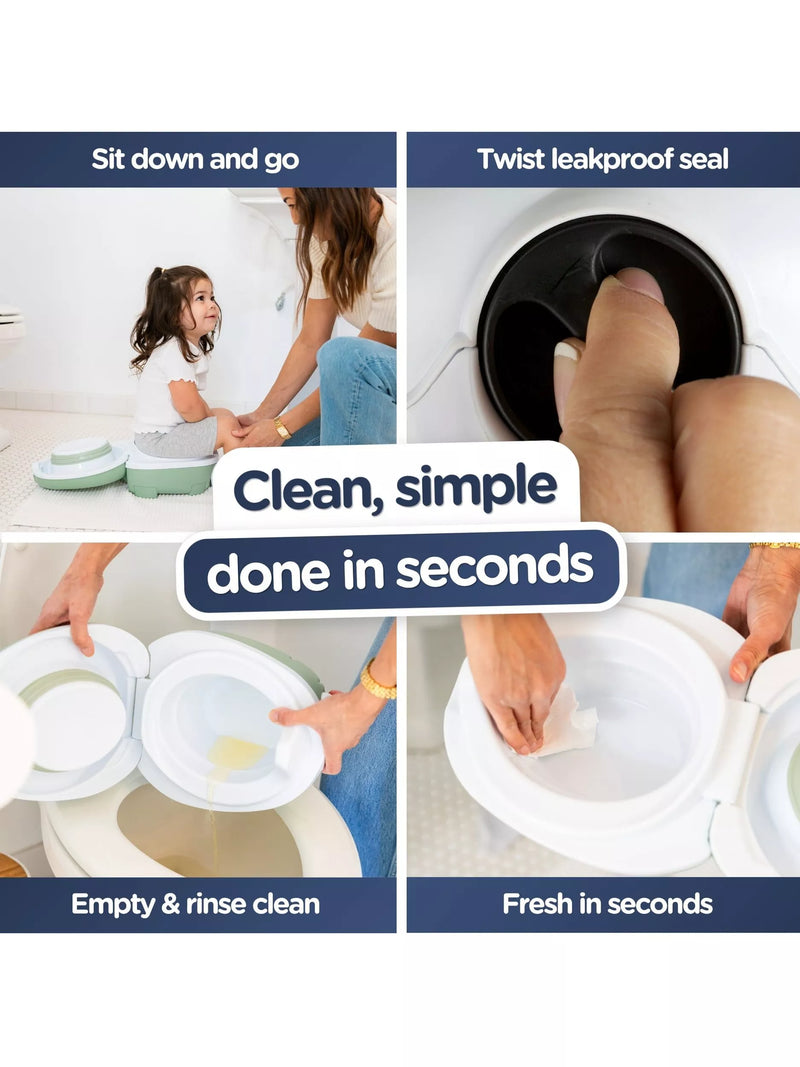 My Carry Potty travel potty with lid - British product