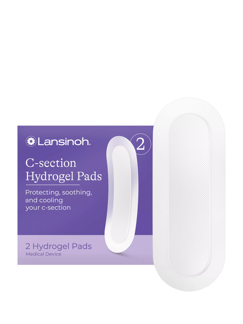 Lansinoh C-Section Hydrogel Cooling Pads Pack of 2, UK version