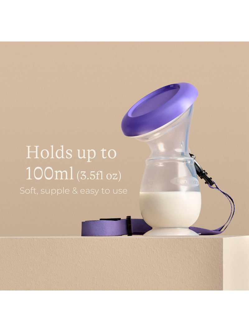 Lansinoh silicone manual breast pump with suction base, UK version