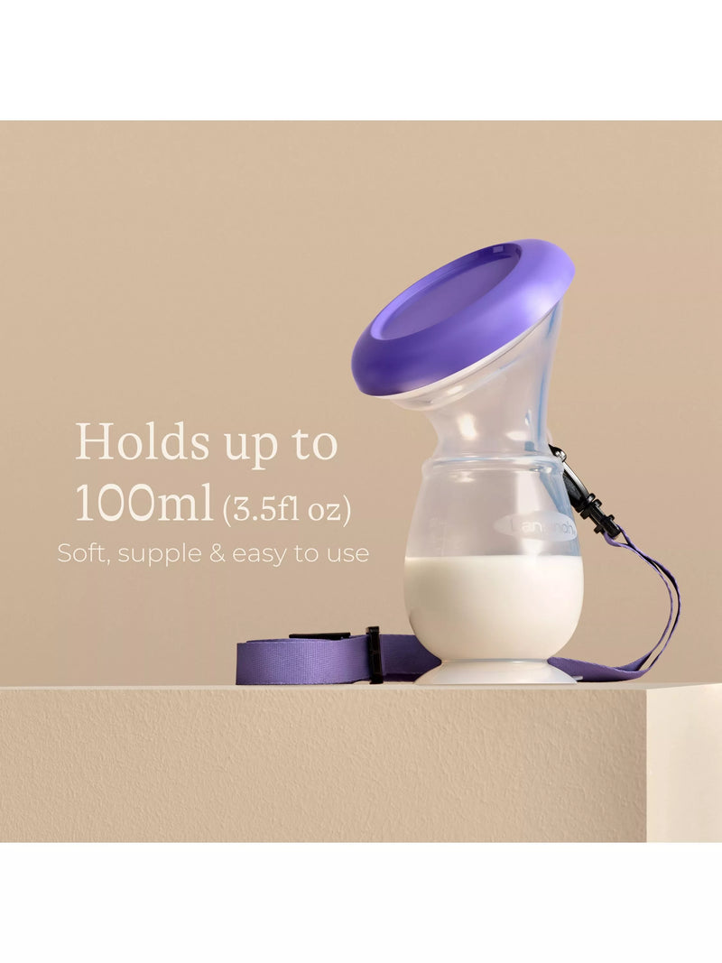 Lansinoh silicone manual breast pump with suction base, UK version