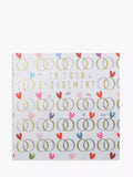 Wendy Jones Blackett entwined rings engagement card (British brand)