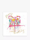 Woodmansterne colourful birthday card 15x15cm, imported from the UK