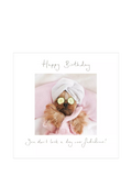 Woodmansterne Pamper Princess birthday card with envelope - British product