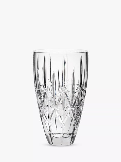 John Lewis Waterford Crystal Cut Glass Marquis Sparkle Vase, H23cm, Clear- Buy online at McGrocer