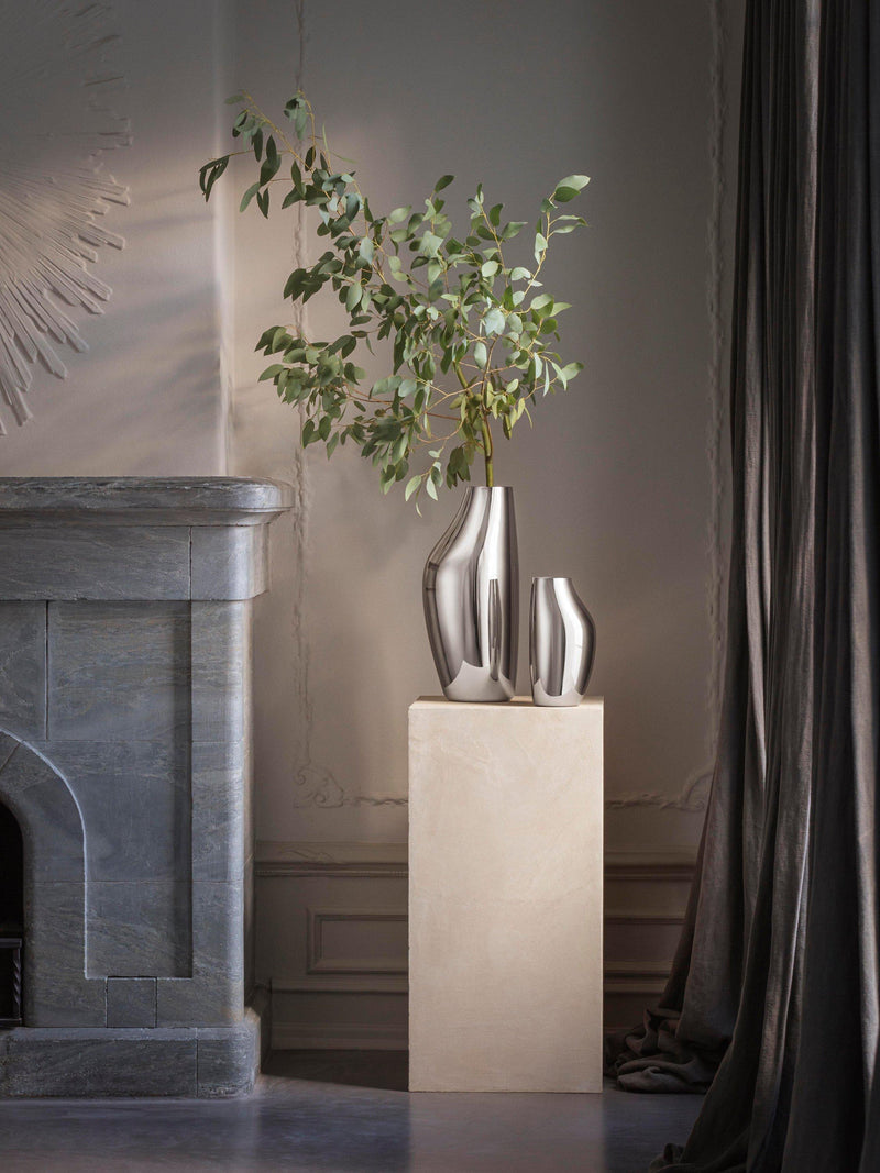 Georg Jensen Sky Vase Silver 27cm mirrored finish, UK version