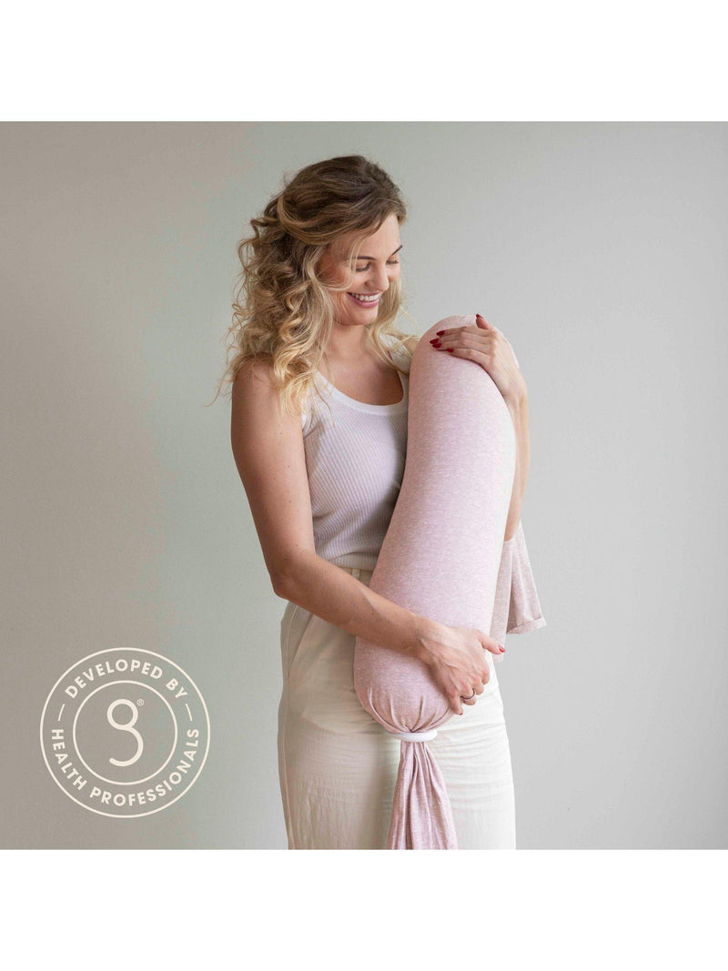 bbhugme nursing pillow pink melange - British product
