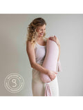 bbhugme nursing pillow pink melange - British product
