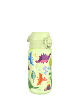 John Lewis Ion8 Dinosaurs Leak-Proof Stainless Steel Drinks Bottle Luminous Pear 400ml- Buy online at McGrocer
